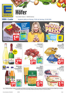 EDEKA Prospekt - Angebote ab 17.08.