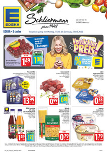 EDEKA Prospekt - Angebote ab 17.08.