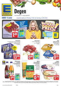 EDEKA Prospekt - Angebote ab 17.08.