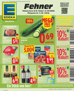 EDEKA Prospekt - Angebote ab 17.08.