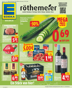 EDEKA Prospekt - Angebote ab 15.08.