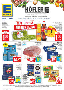 EDEKA Prospekt - Angebote ab 24.08.