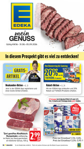 EDEKA Prospekt - Angebote ab 31.08.