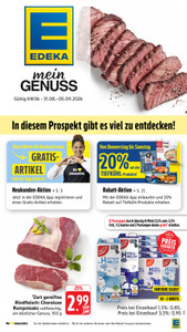 EDEKA Prospekt - Angebote ab 31.08.
