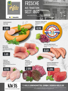 EDEKA Prospekt - Angebote ab 14.09. - Seite 1