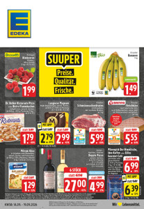 EDEKA Prospekt - Angebote ab 14.09. - Seite 1