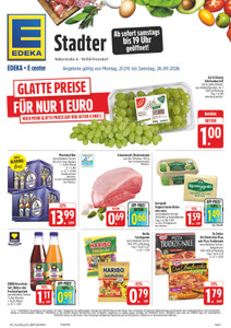 EDEKA Prospekt - Angebote ab 21.09. - Seite 1