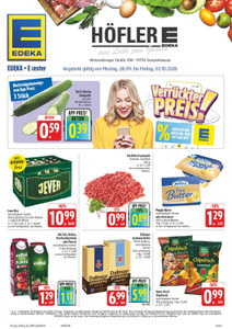 EDEKA Prospekt - Angebote ab 28.09.