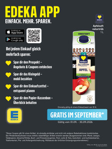 EDEKA Prospekt - Angebote ab 28.09. - Seite 1