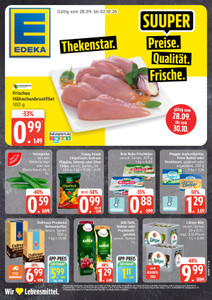 EDEKA Prospekt - Angebote ab 28.09. - Seite 1