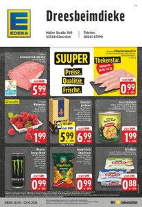 EDEKA Prospekt - Angebote ab 28.09. - Seite 1