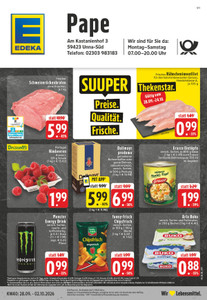 EDEKA Prospekt - Angebote ab 28.09. - Seite 1