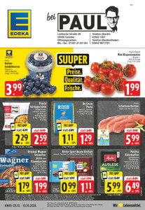 EDEKA Prospekt - Angebote ab 05.10. - Seite 1