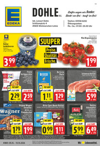 EDEKA Prospekt - Angebote ab 05.10.