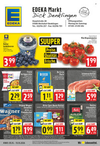 EDEKA Prospekt - Angebote ab 05.10.