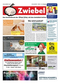 Anzeigenblatt Zwiebel Prospekt - Zwiebel KW 26