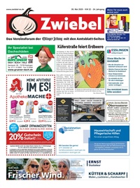 Anzeigenblatt Zwiebel Prospekt - Zwiebel 30.5.2025