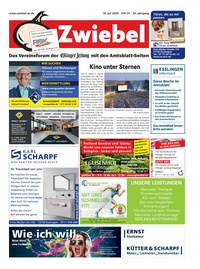 Anzeigenblatt Zwiebel Prospekt - Anzeigenblatt Zwiebel KW29