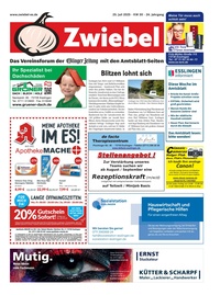 Anzeigenblatt Zwiebel Prospekt - Zwiebel KW30
