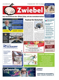 Anzeigenblatt Zwiebel Prospekt - Zwiebel KW38