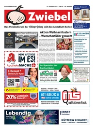 Anzeigenblatt Zwiebel Prospekt - Angebote ab 31.10.