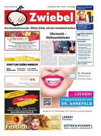 Anzeigenblatt Zwiebel Prospekt - Zwiebel KW 50