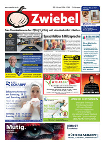 Anzeigenblatt Zwiebel Prospekt - Zwiebel KW 8