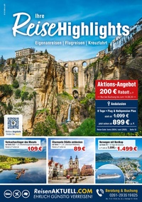 ReisenAKTUELL.COM Prospekt - Ihre Reise Highlights