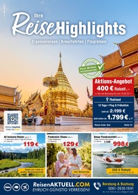 ReisenAKTUELL.COM Prospekt - Ihre Reise-Highlights