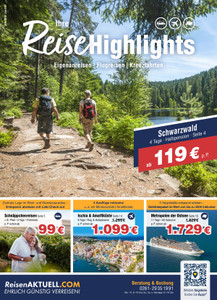 ReisenAKTUELL.COM Prospekt - Ihre Reise-Highlights