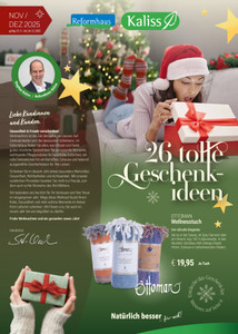 Reformhaus Kaliss Prospekt - 2025 KW 49 | Kaliss Weihnachtsspezial