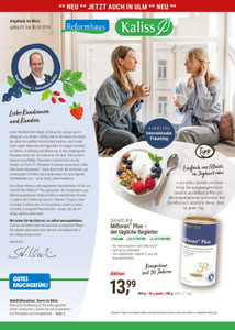 Reformhaus Kaliss Prospekt - Angebote ab 04.03. - Seite 1
