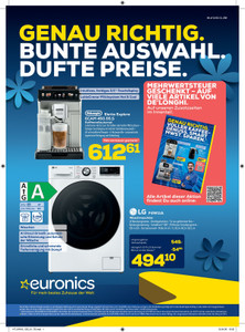 EURONICS Prospekt - GENAU RICHTIG. Bunte Auswahl. Dufte Preise.
