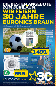 EURONICS Prospekt - 30 Jahre Braun Euronics