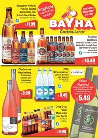 Getränke BAYHA Prospekt - Angebote ab 22.08.