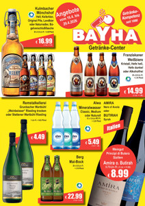 Getränke BAYHA Prospekt - Angebote ab 17.04.