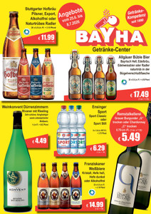 Getränke BAYHA Prospekt - Angebote ab 26.06.