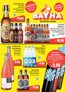Getränke BAYHA Prospekt - Angebote ab 10.07.