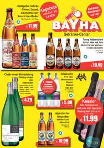 Getränke BAYHA Prospekt - Angebote ab 24.07.