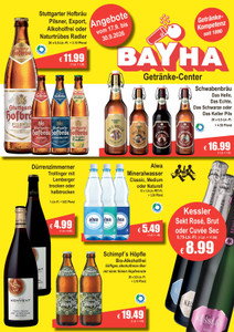 Getränke BAYHA Prospekt - Angebote ab 18.09.