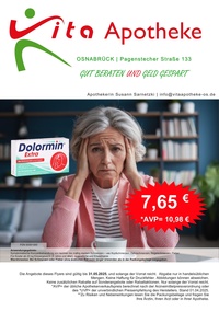 Vita Apotheke Prospekt - Angebote der Vitaapotheke im Mai 2025
