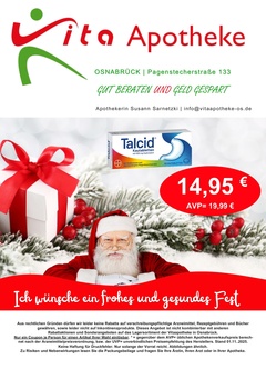 Vita Apotheke Prospekt - Vita Apotheke Gut beraten und Geld gespart - Seite 1