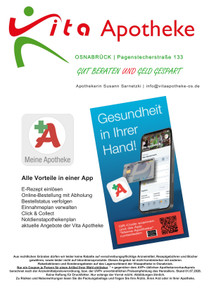 Vita Apotheke Prospekt - Angebote im August