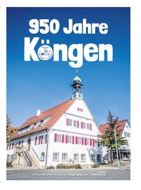 Bechtle Verlag Prospekt - 950 Jahre Köngen