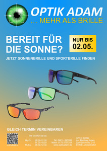 Optik Adam Prospekt - Bereit für die Sonne?