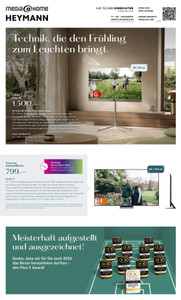 Media@Home Prospekt - Technik, die den Frühling zum Leuchten bringt.