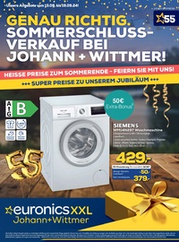 EURONICS XXL Prospekt - Johann + Wittmer GmbH