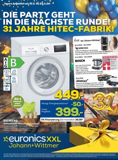 EURONICS XXL Prospekt - Johann + Wittmer GmbH