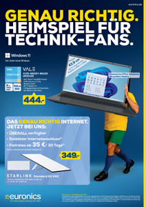 EURONICS XXL Prospekt - Heimspiel für Technik-Fans
