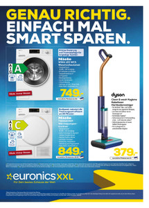 EURONICS XXL Prospekt - Genau richtig-Einfach mal smart sparen - Seite 1